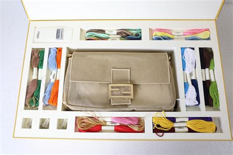 fendi baguette embroidery kit|fendi baguette flat.